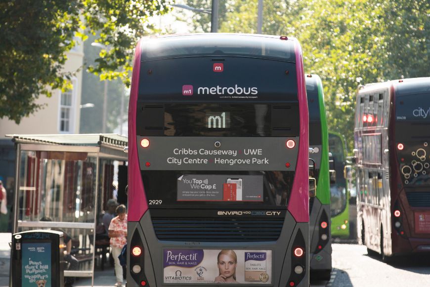M1 Bus Service in Broad Quay 